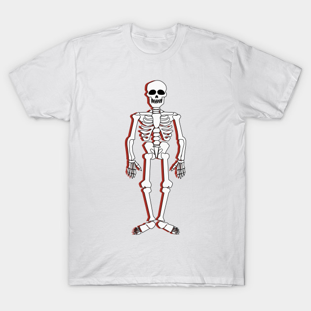 Halloween skeleton T-Shirt-TOZ